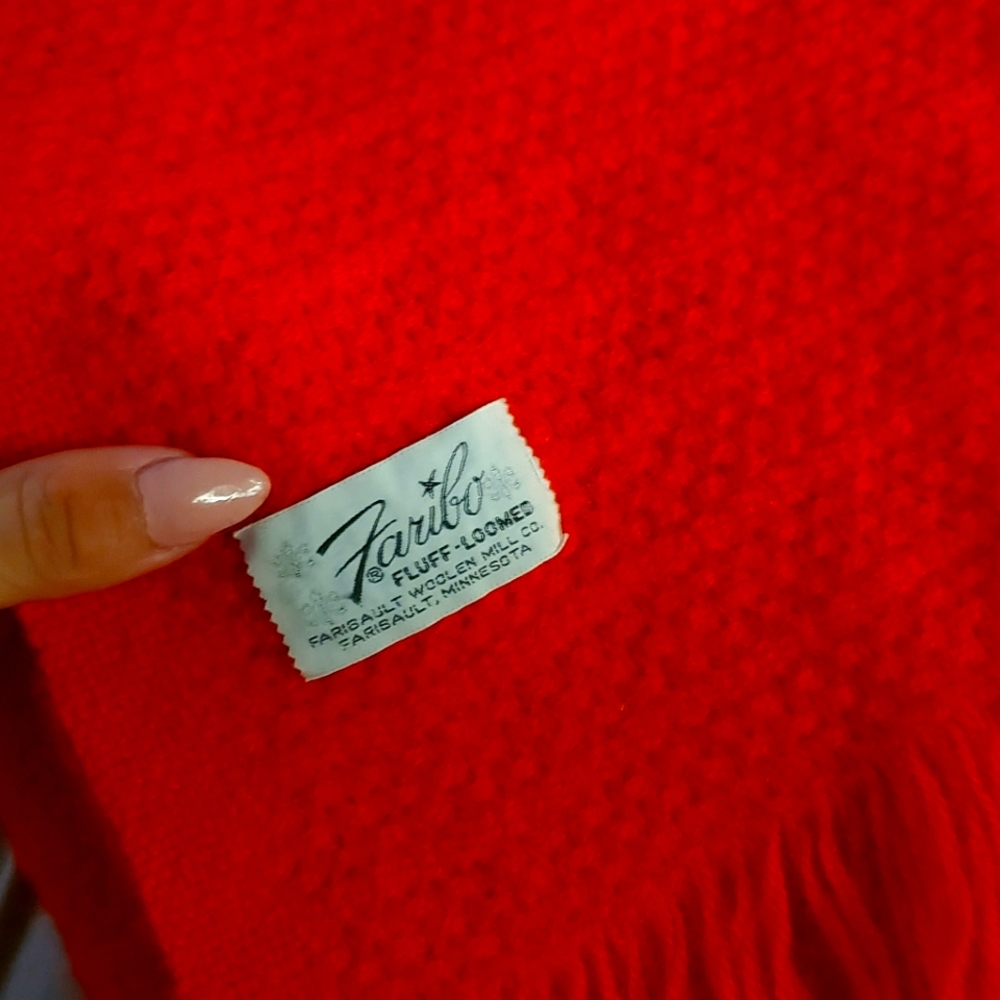 Vintage Faribo throw